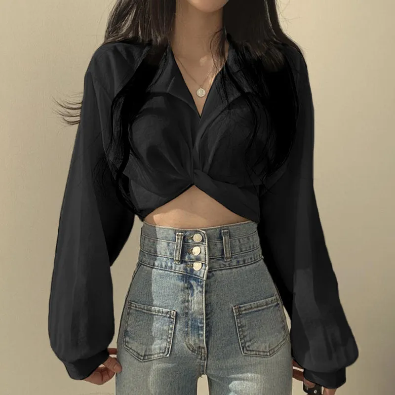 NICHE TIE BACK SHIRT UB98207