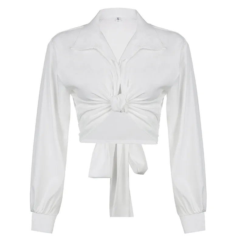 NICHE TIE BACK SHIRT UB98207