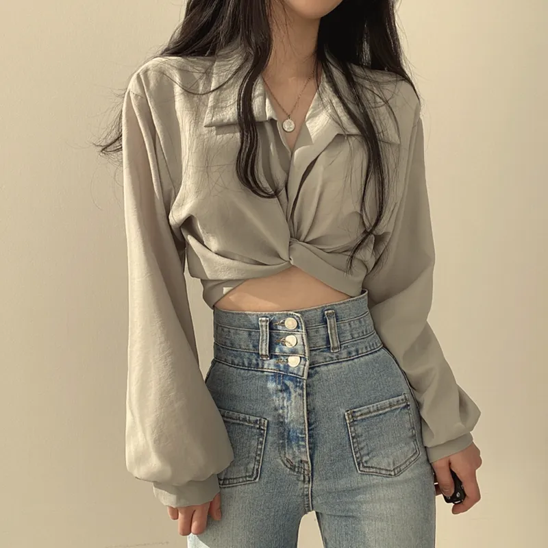 NICHE TIE BACK SHIRT UB98207
