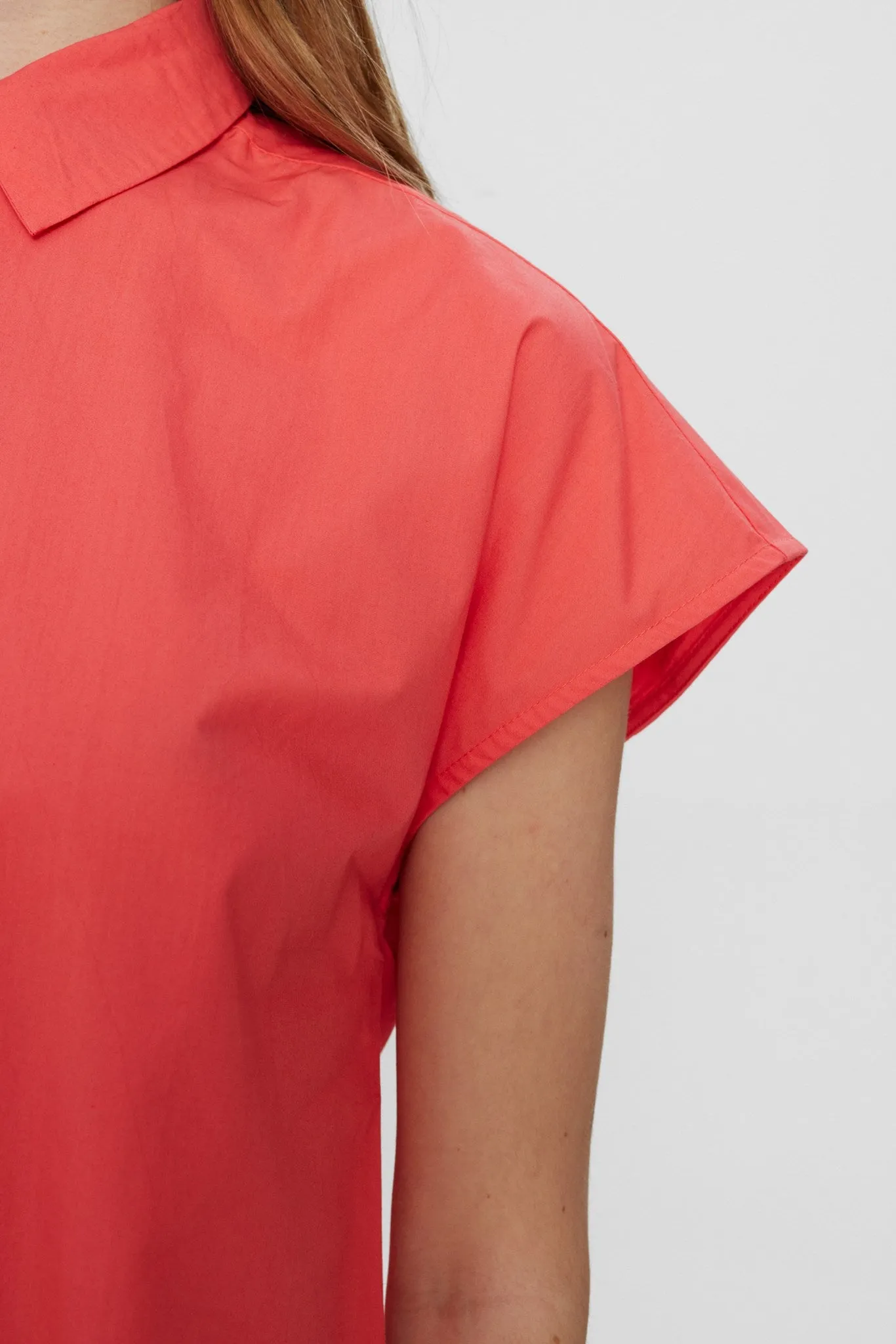 NUGIA SLEEVELESS SHIRT - Calypso Coral