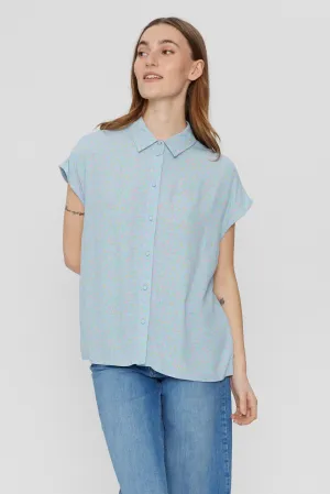 NUKIRA SLEEVELESS SHIRT - Clear Sky