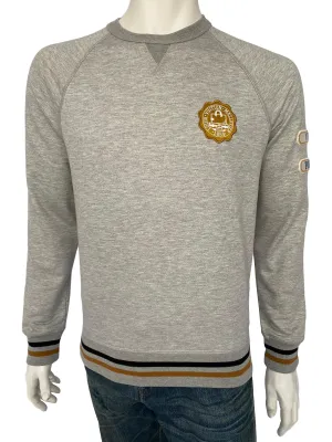 Patch Sweater With Tipping