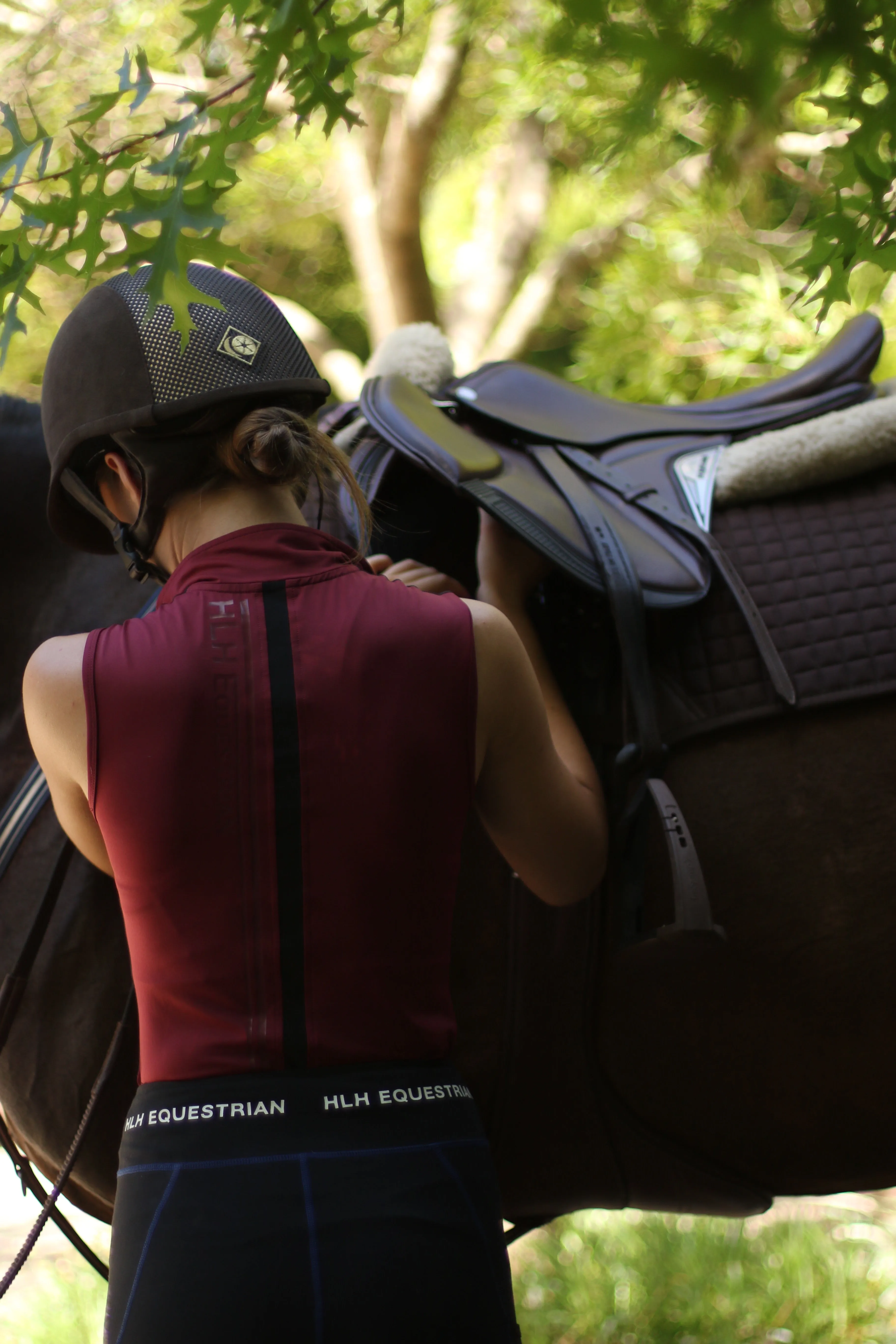 Pinot Noir sleeveless base layer in Wine