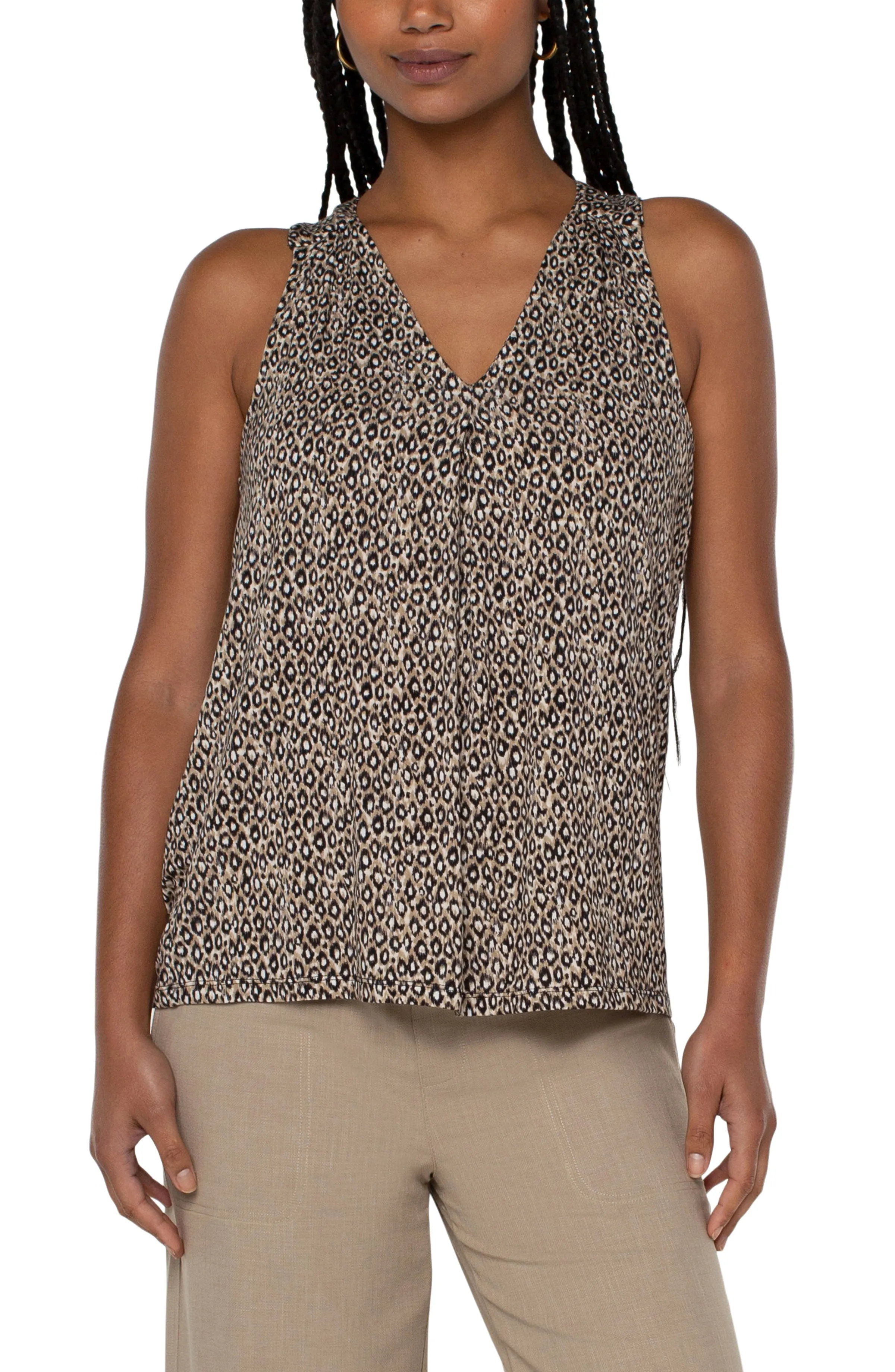 Pleated Front Sleeveless - SALE
