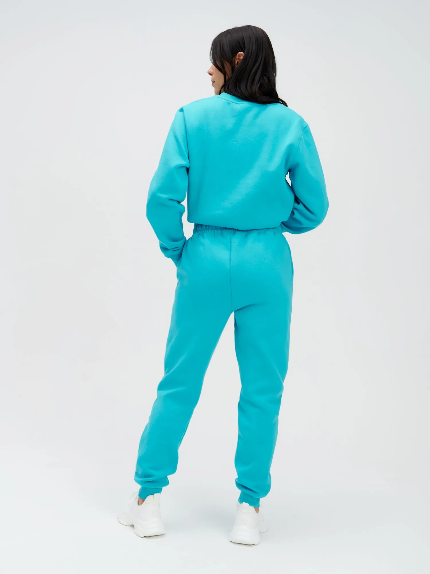 Premium Heavyweight Jogger – Teddy Patch - Bleu Bali - FINAL SALE || Premium Heavyweight Jogger – Teddy Patch - Bleu Bali - VENTE FINALE