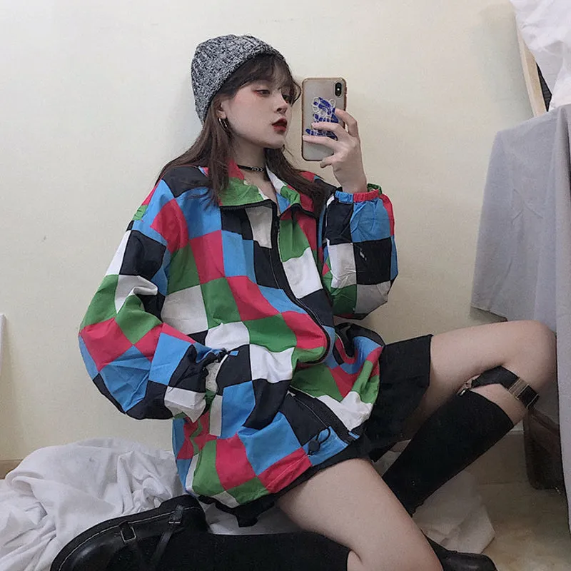 "HARAJUKU CHECK PATTERN CASUAL" JACKET UB2470