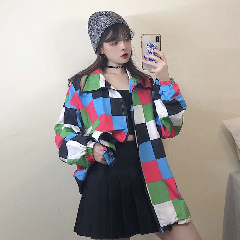 "HARAJUKU CHECK PATTERN CASUAL" JACKET UB2470