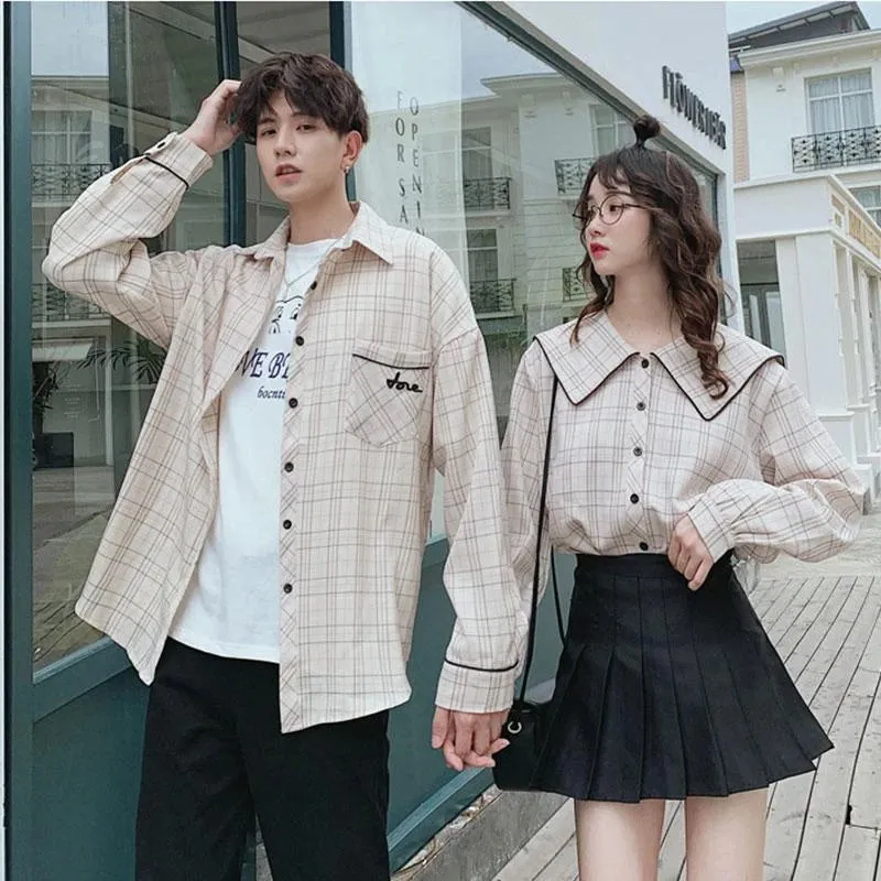 "PLAID COUPLE" SHIRT N081214