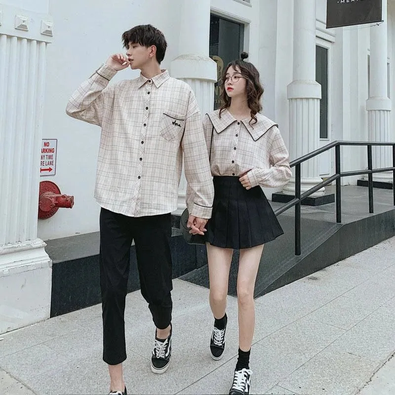 "PLAID COUPLE" SHIRT N081214