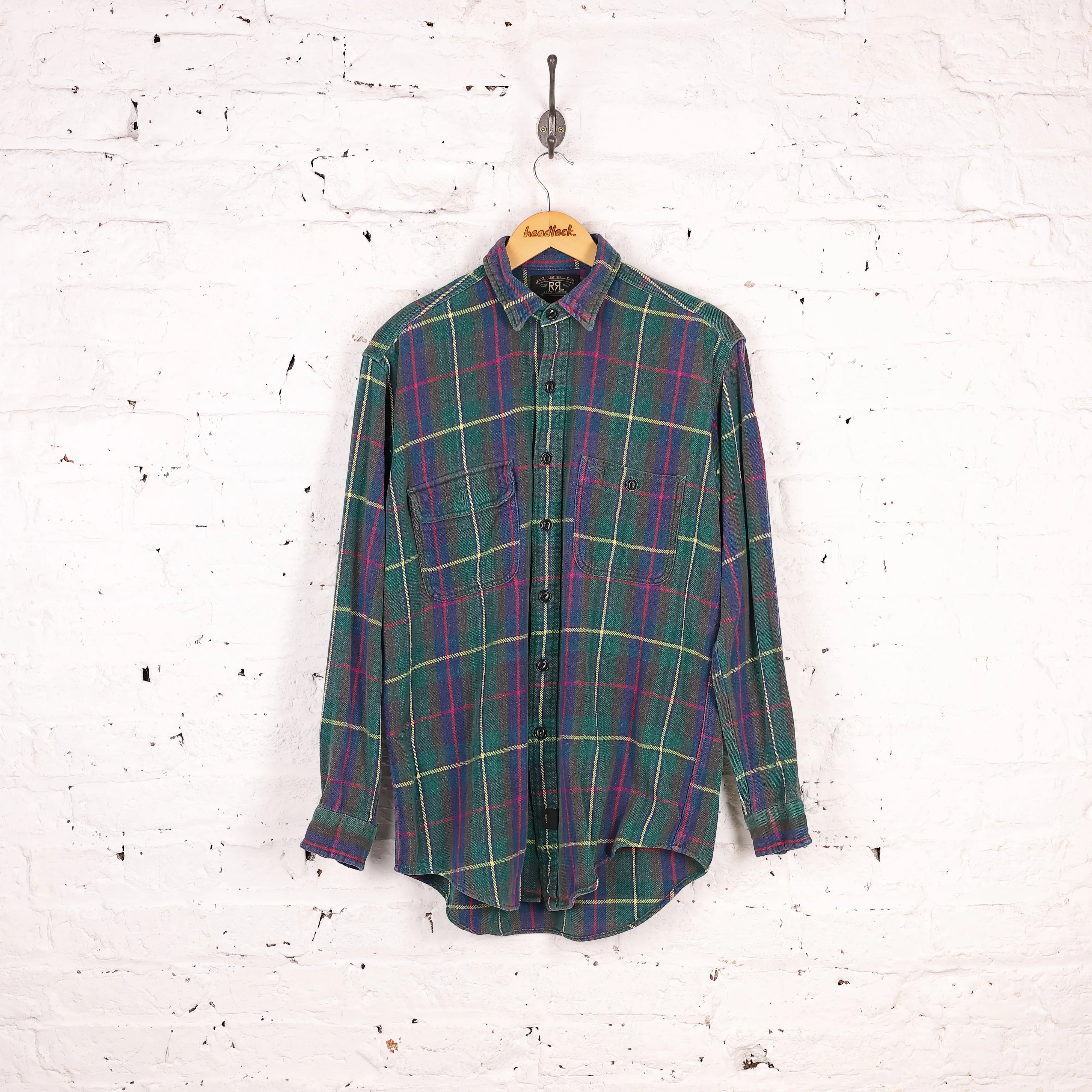Ralph Lauren Plaid Check Shirt - Green - S