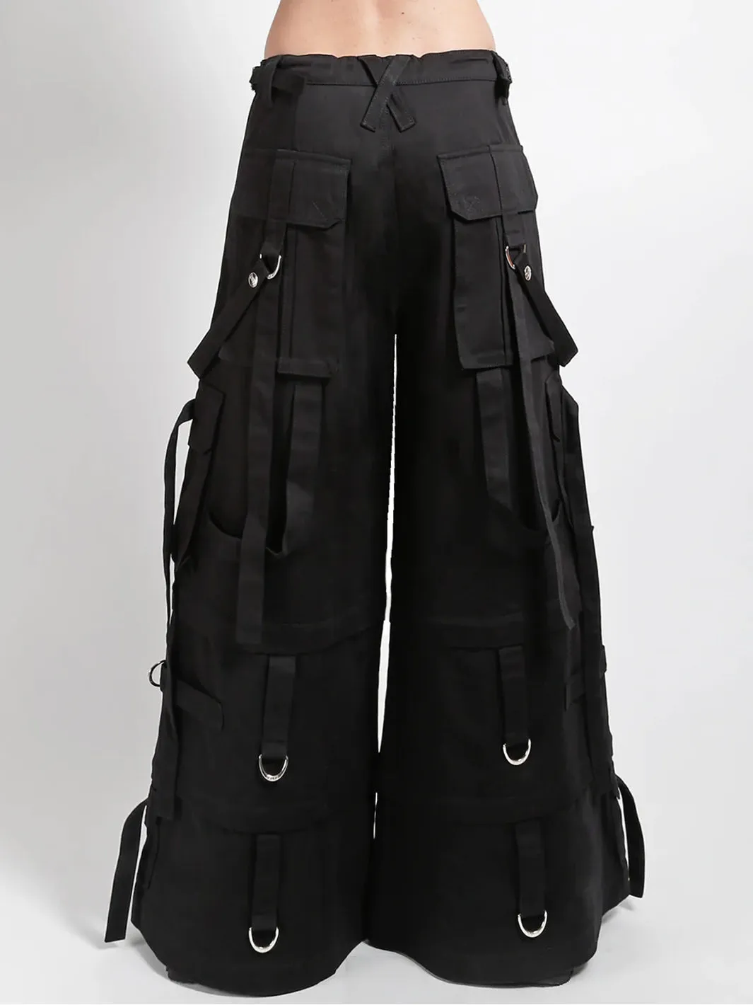 RING STRAP PANT - BLACK