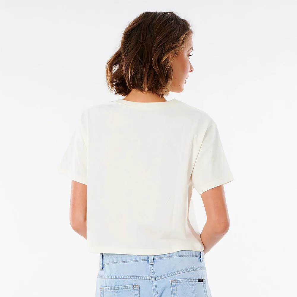 Rip Curl Golden State Crop Short Sleeve T- Shirt