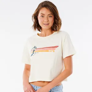 Rip Curl Golden State Crop Short Sleeve T- Shirt