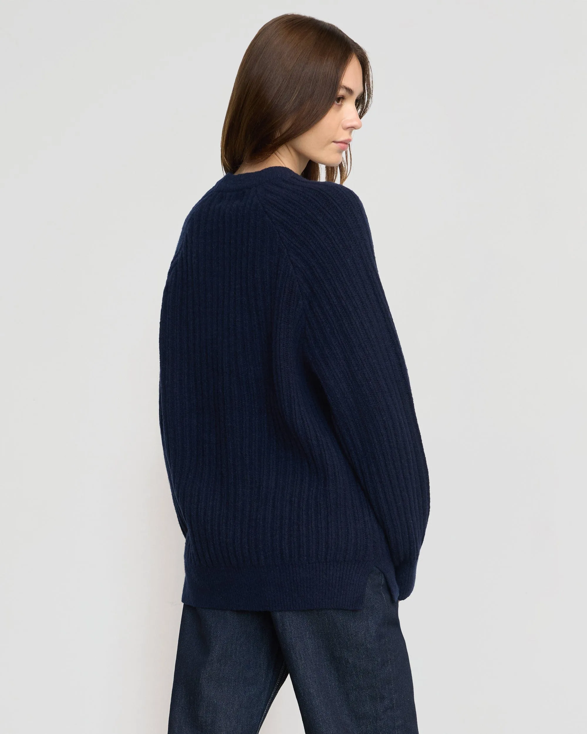Roylene Ribbed Boyfriend Sweater
