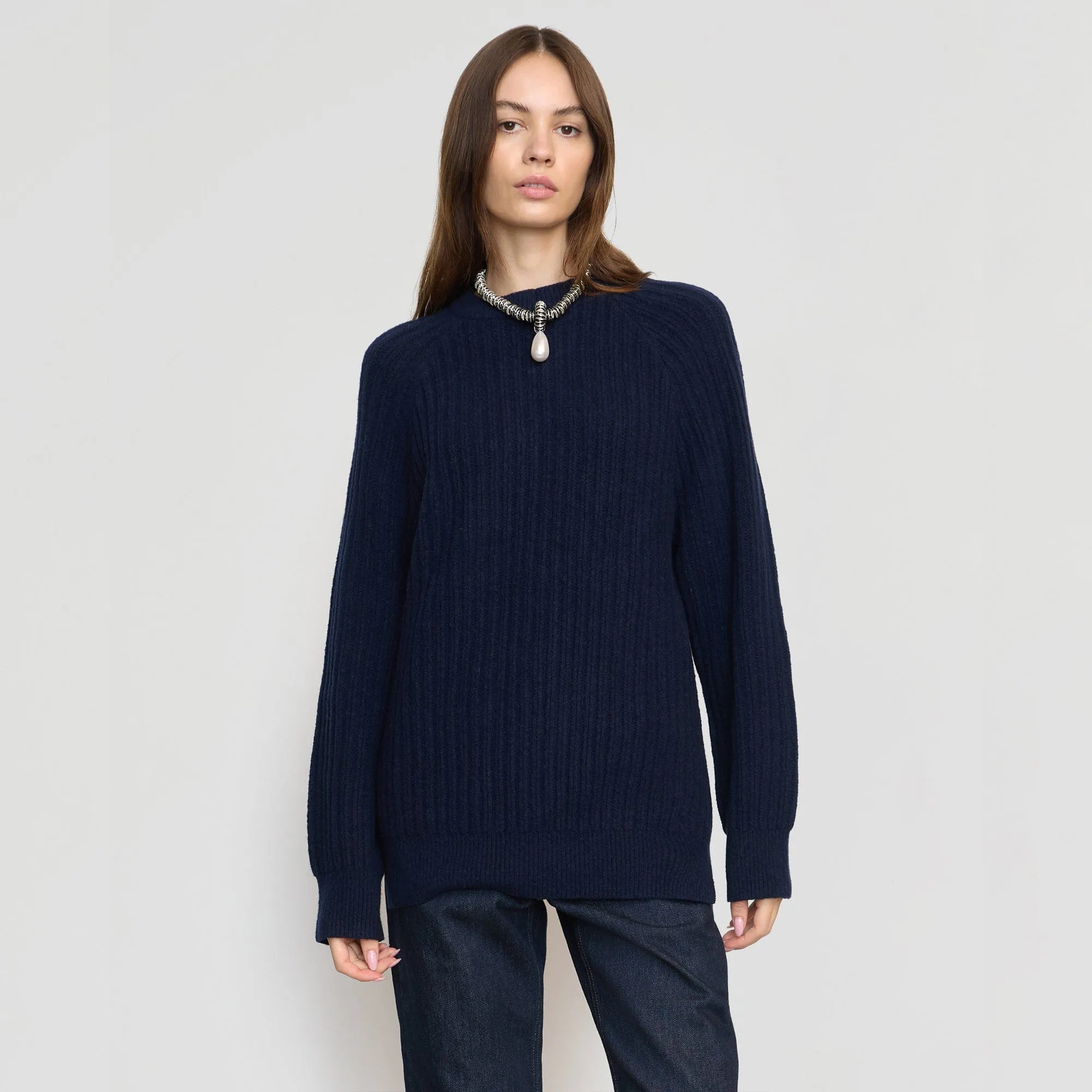 Roylene Ribbed Boyfriend Sweater