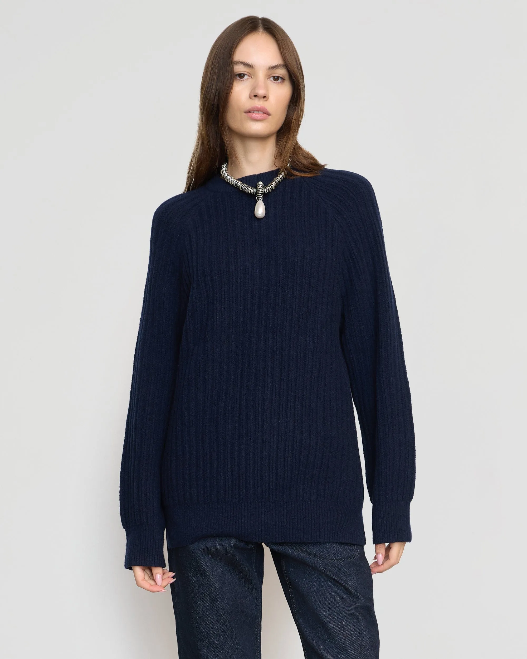 Roylene Ribbed Boyfriend Sweater