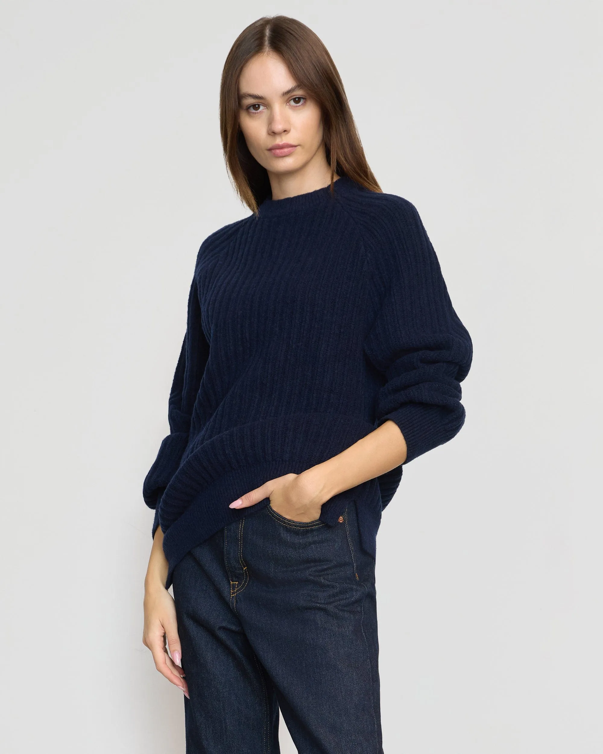 Roylene Ribbed Boyfriend Sweater