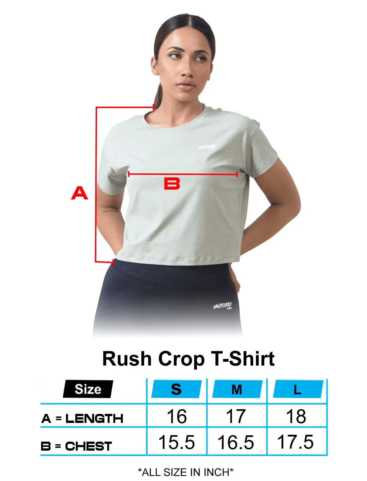 Rush Crop T-Shirt-Green