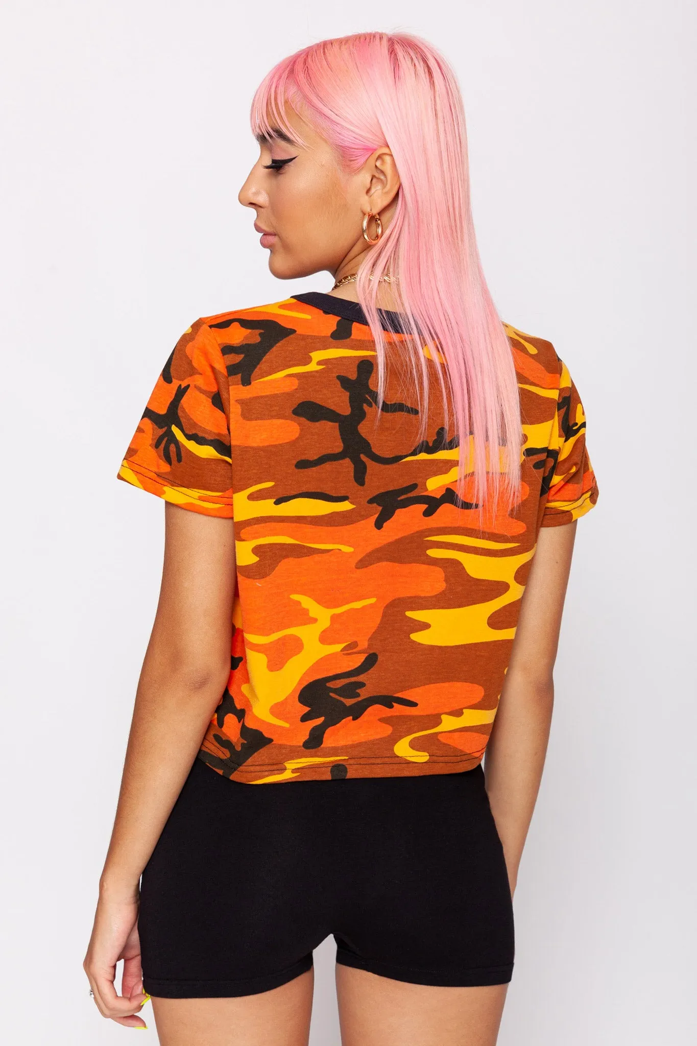 Savage Camo Crop Tee