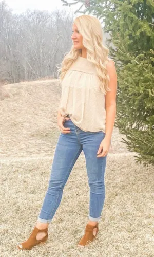 Saving Grace Eyelet Top