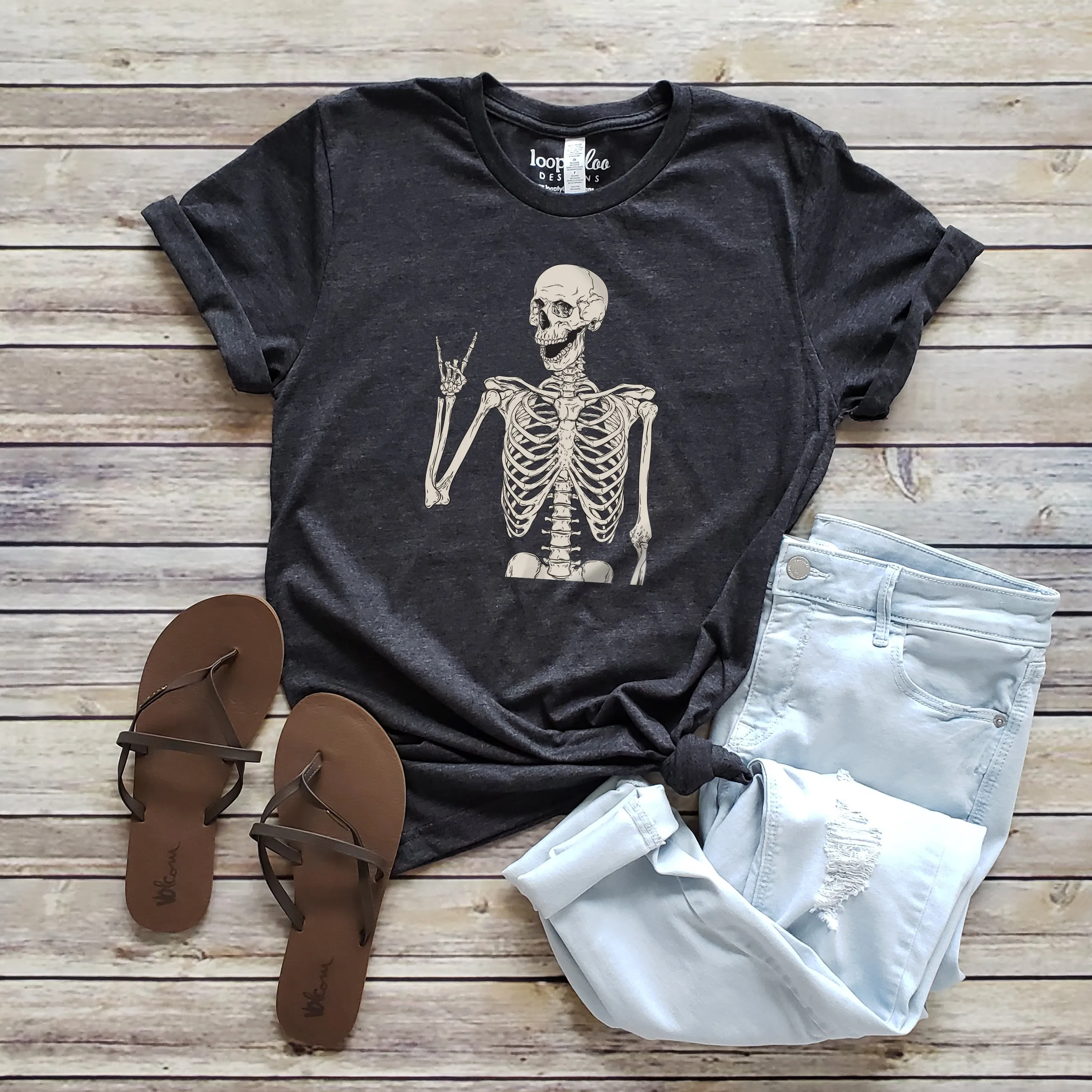 SKELETON ROCK 'N' ROLL TEE