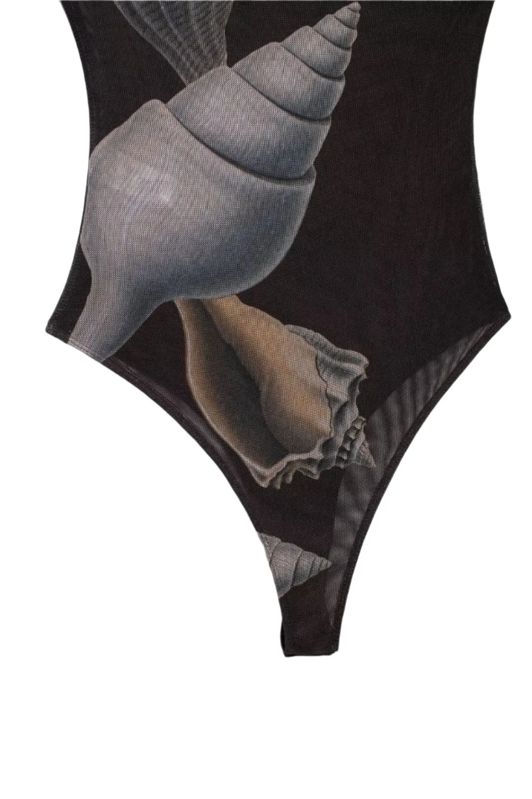 Sleeveless Crew Neck Shell Bodysuit