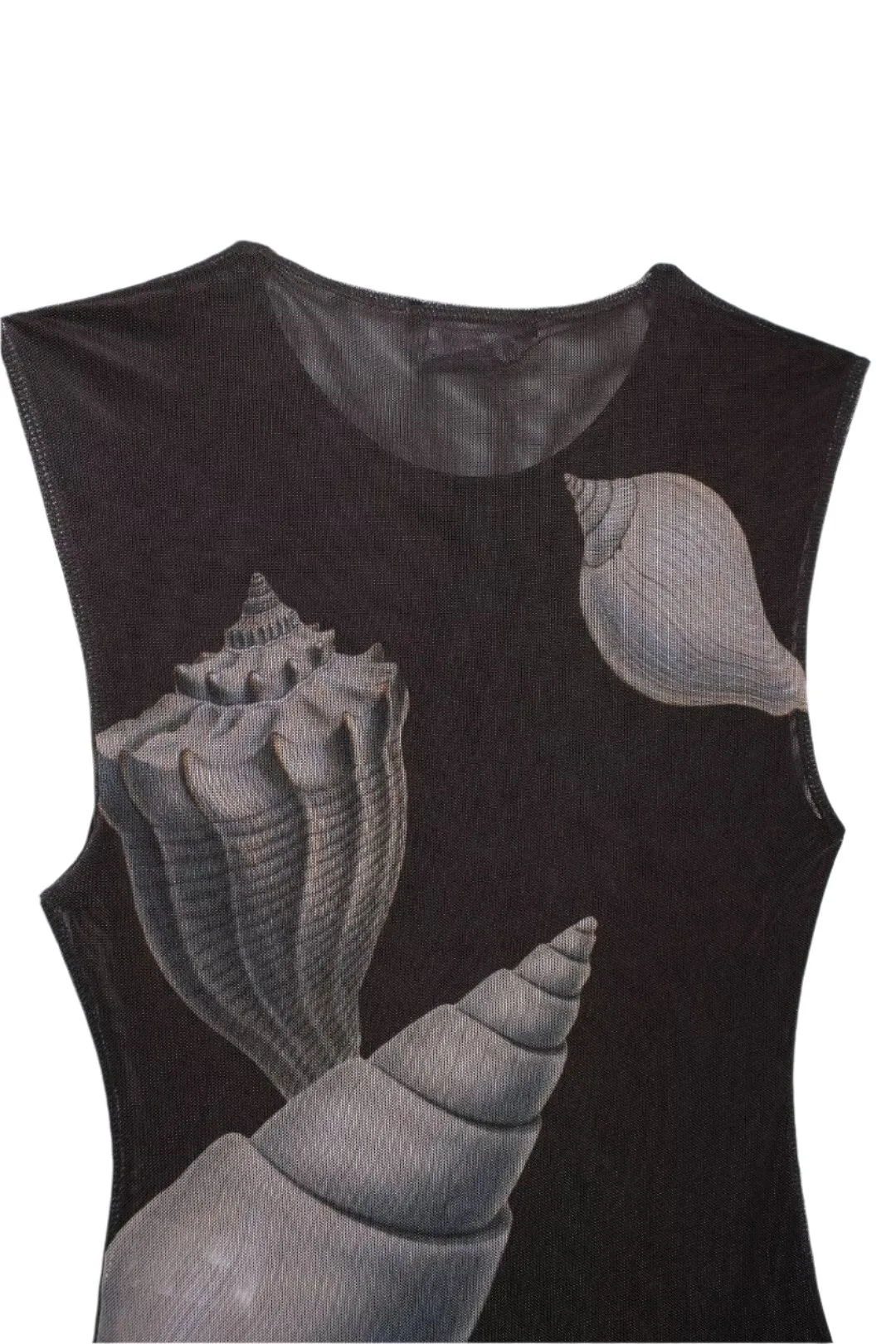 Sleeveless Crew Neck Shell Bodysuit