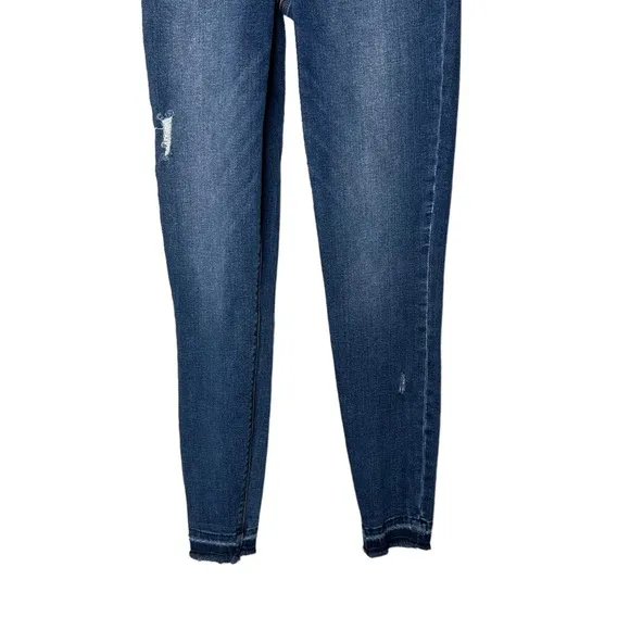 SPANX Distressed Skinny Pull On Jeans
