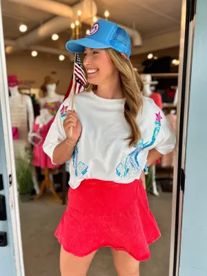 Statue Of Liberty Crop Top