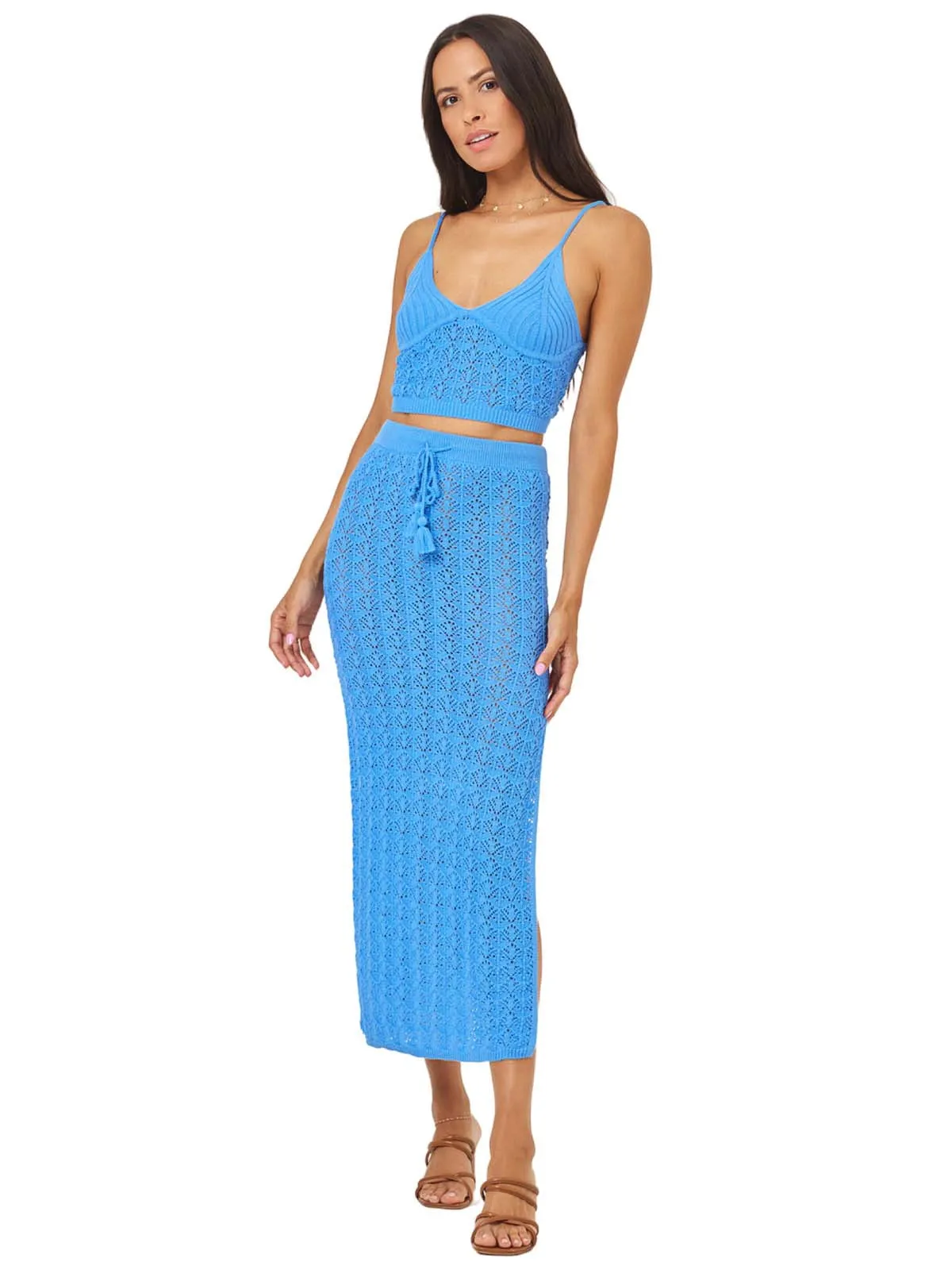 Sweet Talk Crop-Sweet Talk Skirt ::RET