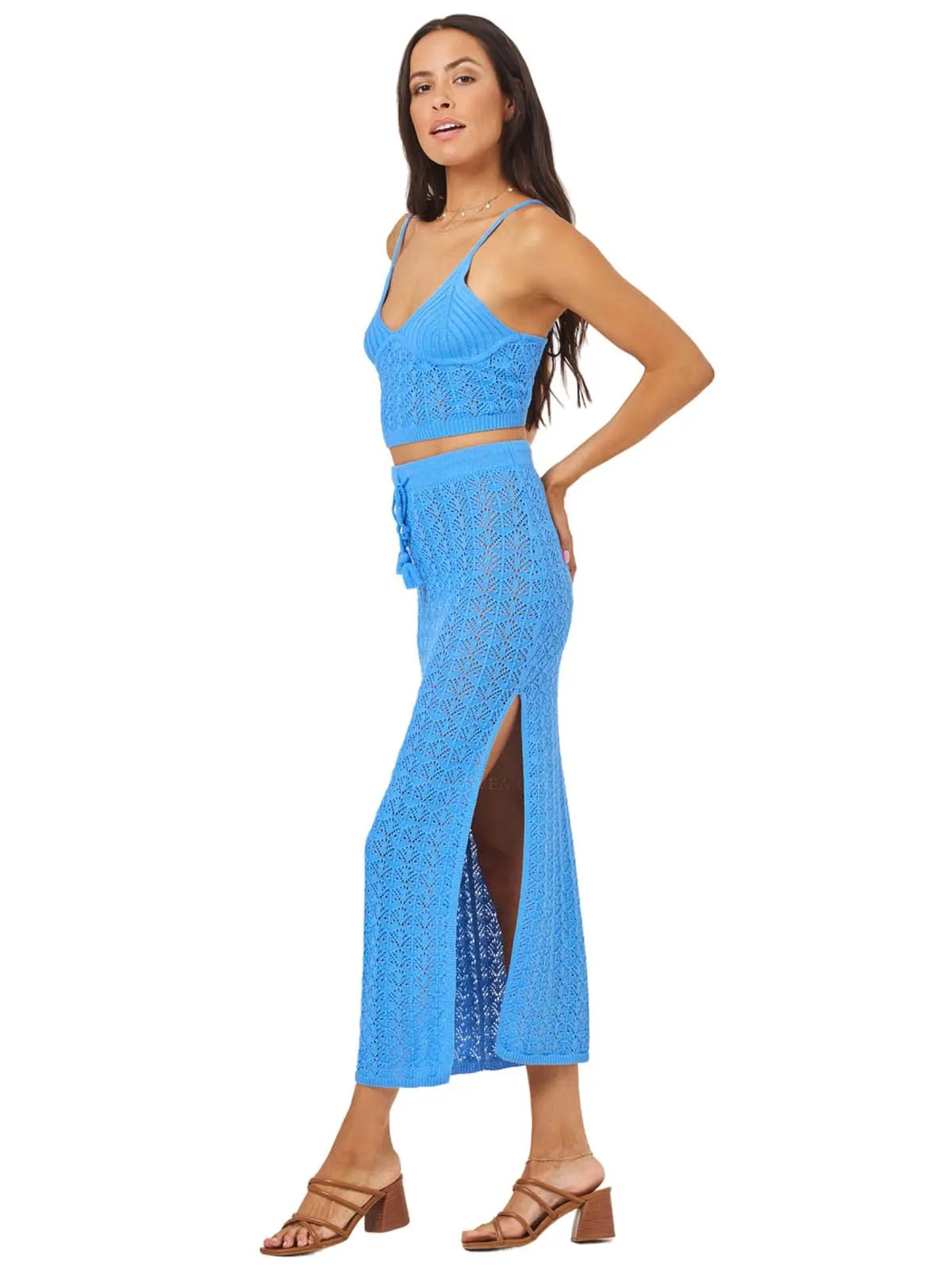Sweet Talk Crop-Sweet Talk Skirt ::RET