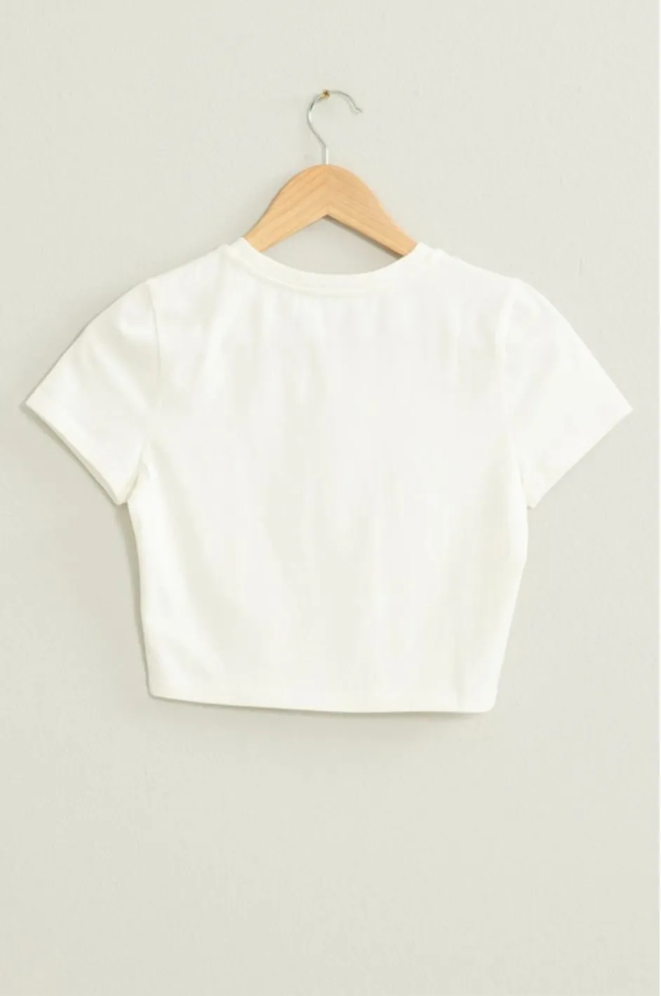 T164 CROP TEE
