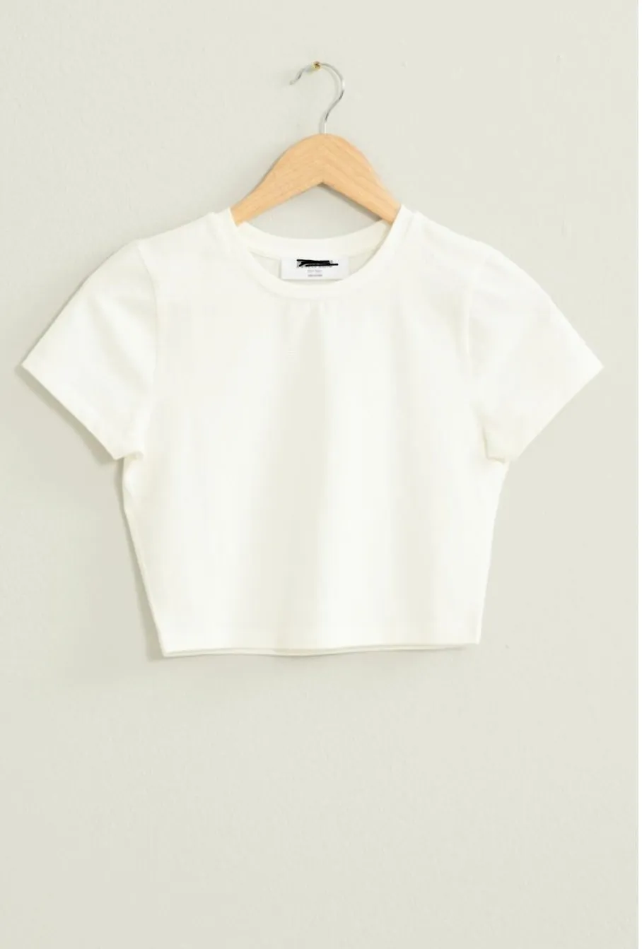 T164 CROP TEE