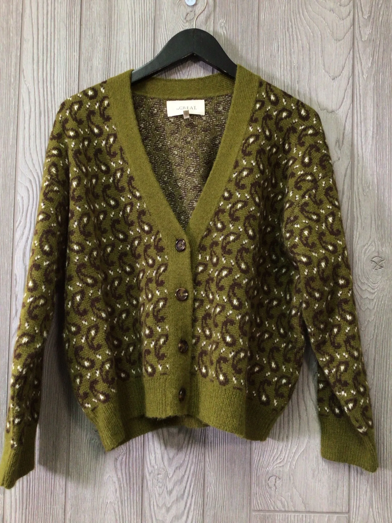 The GREAT Alpaca Knit Cardigan Size Small