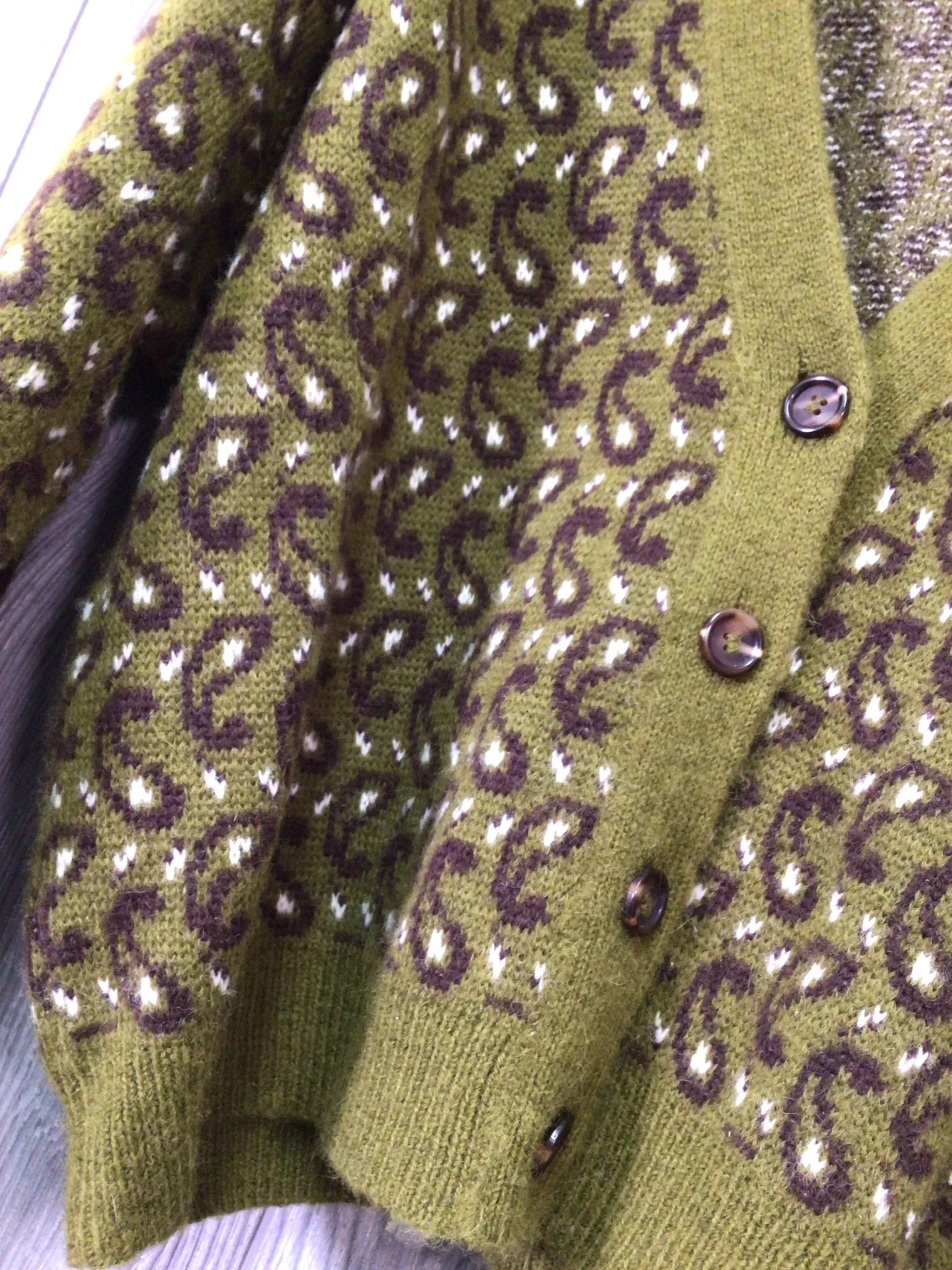 The GREAT Alpaca Knit Cardigan Size Small