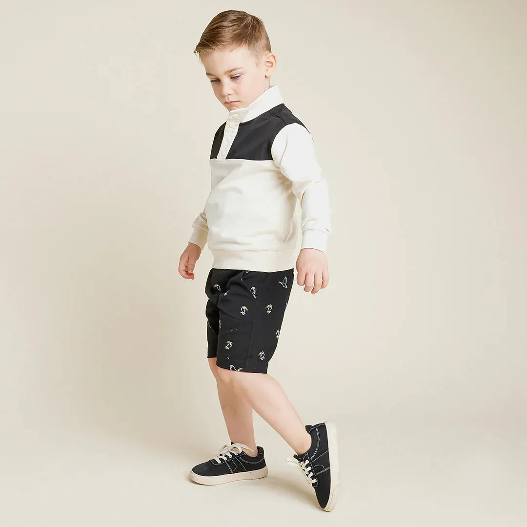 The Off White   Black Pullover Sweatshirt - BABY
