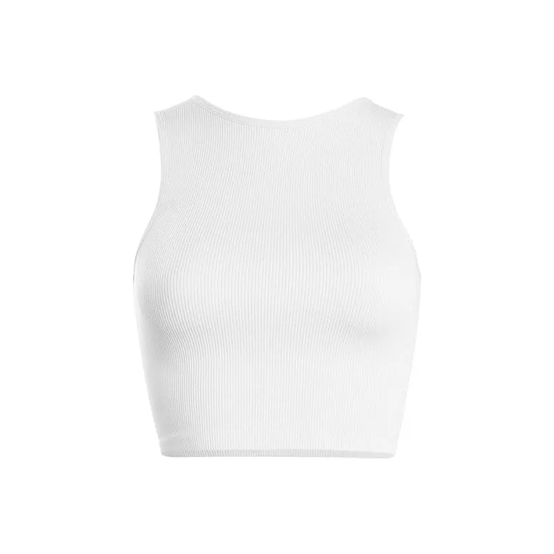 Thick Rib Crop Tank