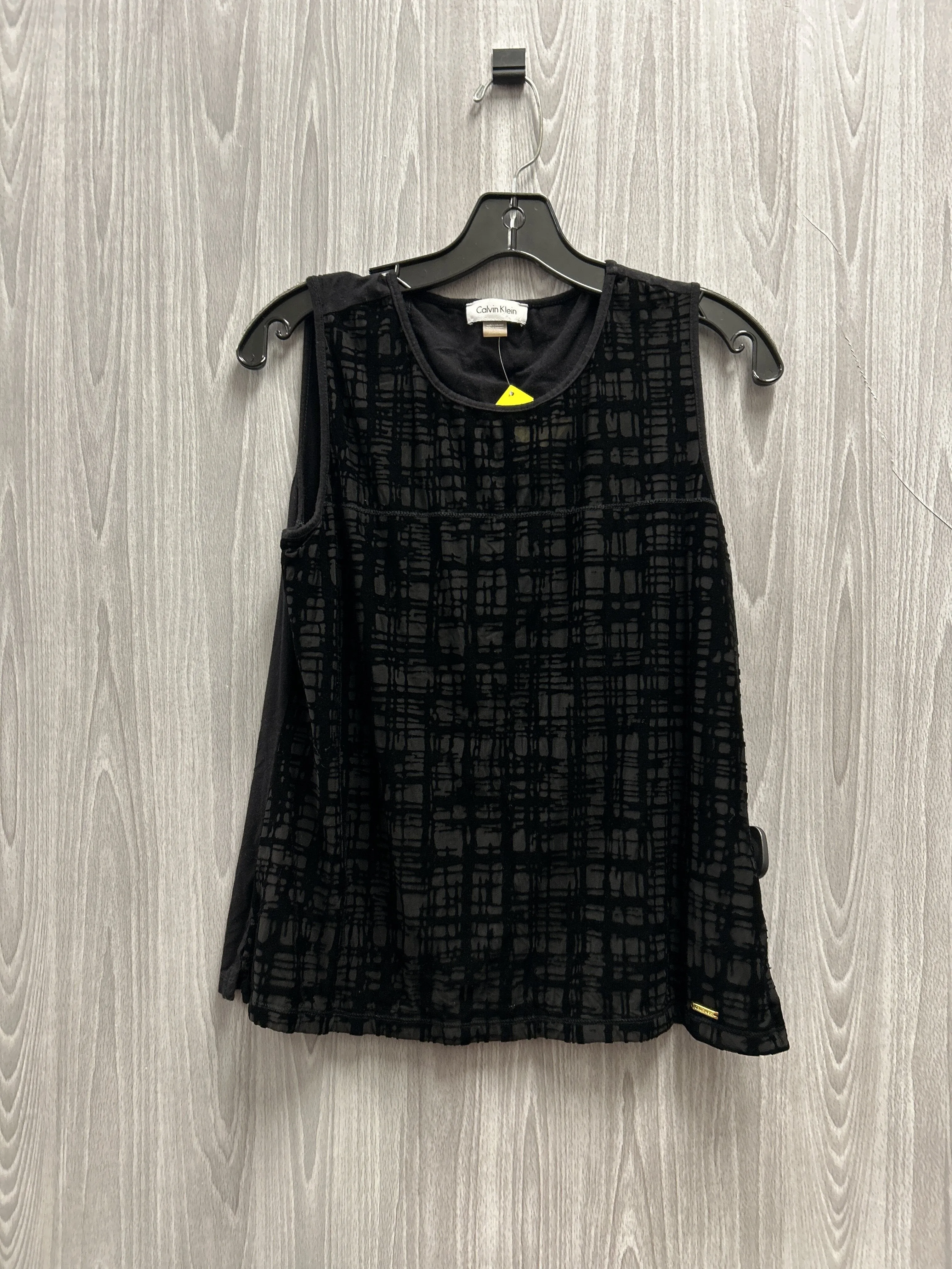 Top Sleeveless By Calvin Klein  Size: L