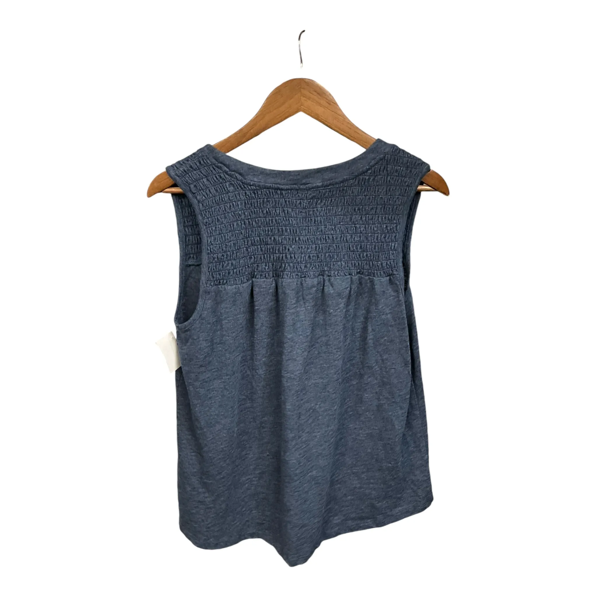 Top Sleeveless By Cj Banks In Blue, Size: Xl