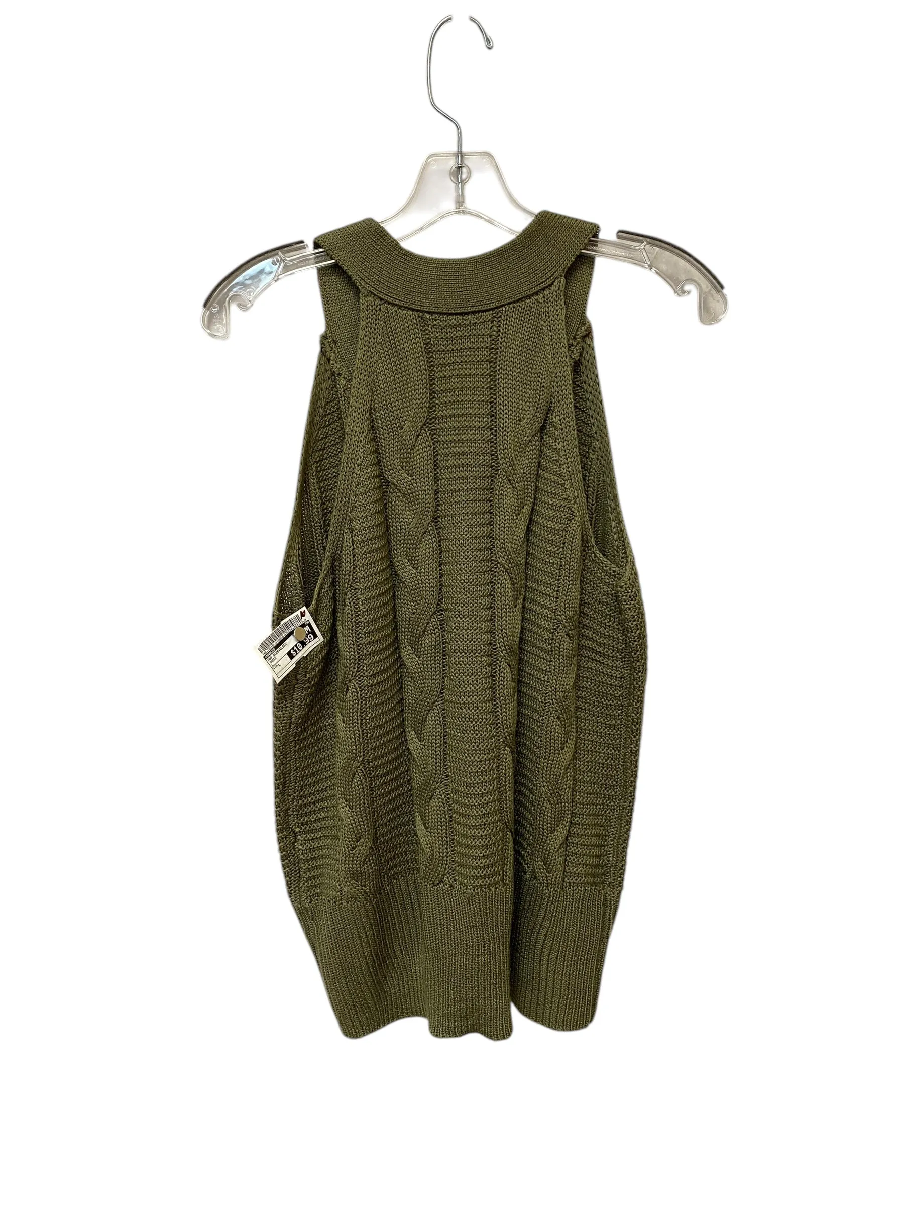 Top Sleeveless By Marled In Green, Size: L