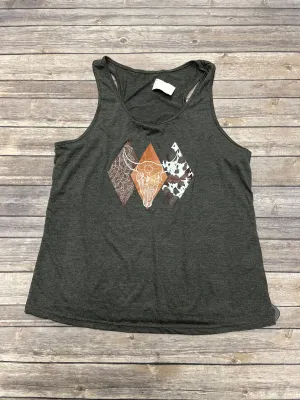 Top Sleeveless By Shein In Grey, Size: 3x