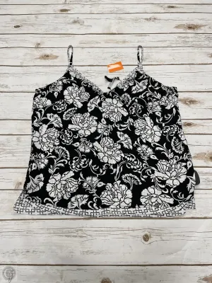 Top Sleeveless By White House Black Market In Black & White, Size: L