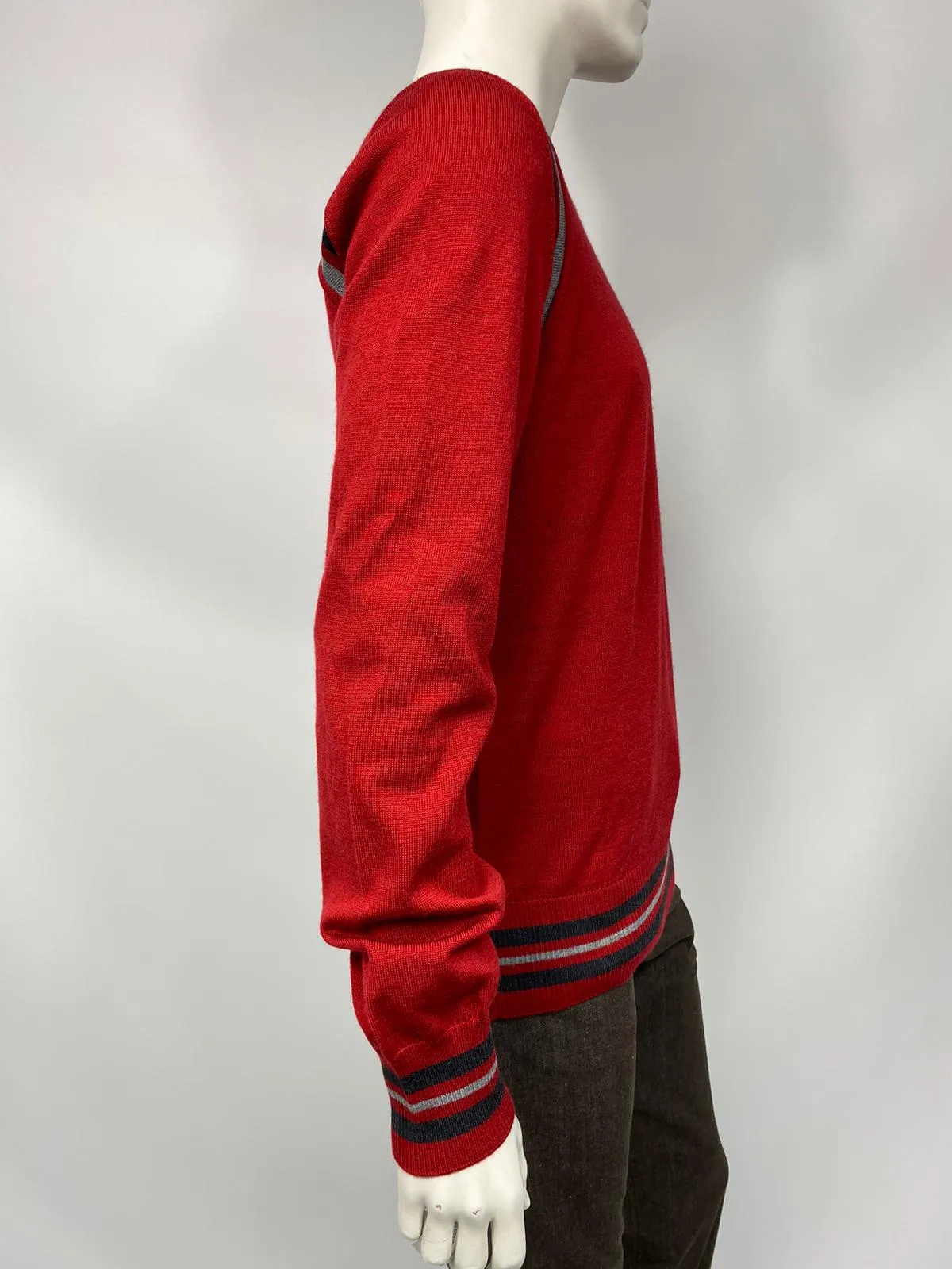 Varsity Crewneck Sweater With Patches