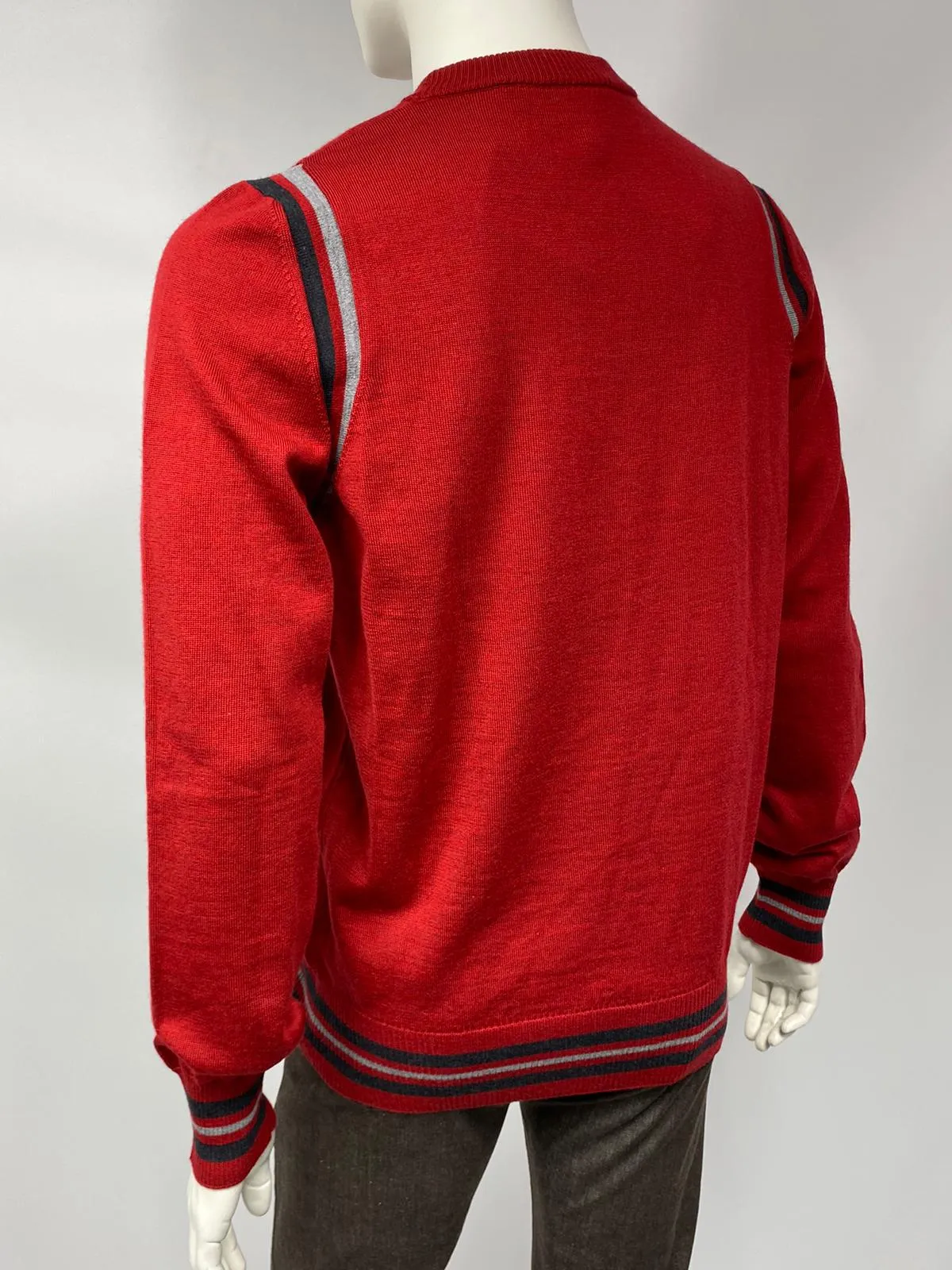 Varsity Crewneck Sweater With Patches