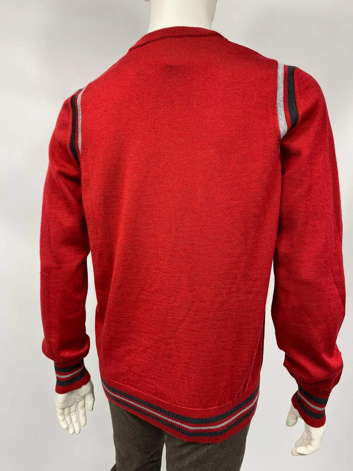 Varsity Crewneck Sweater With Patches