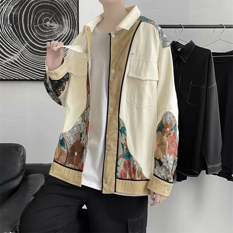 VINTAGE LACE FLORAL EMBROIDERED JACKET UB2702