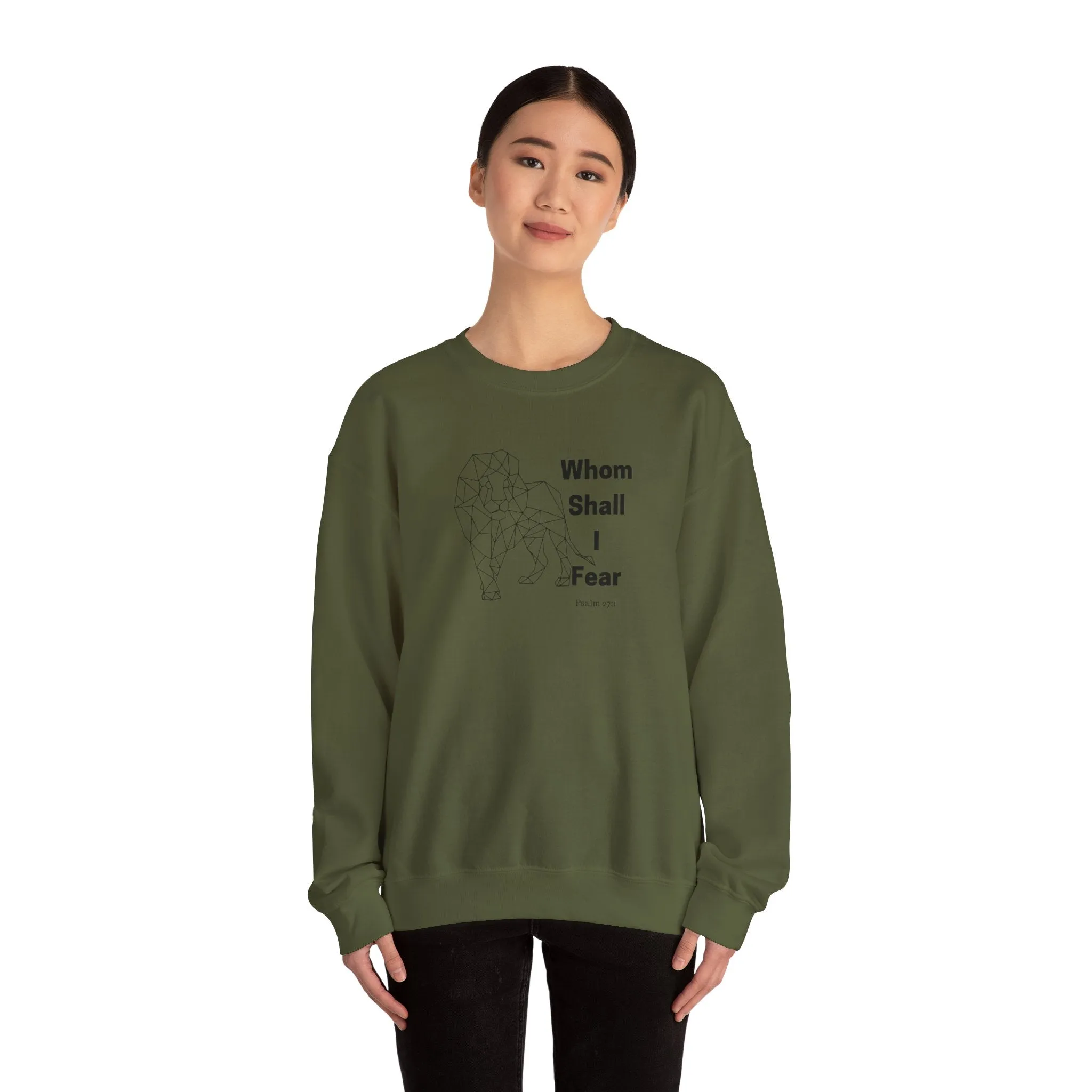 Whom Shall I Fear Men’s Unisex Heavy Blend™ Crewneck Sweatshirt