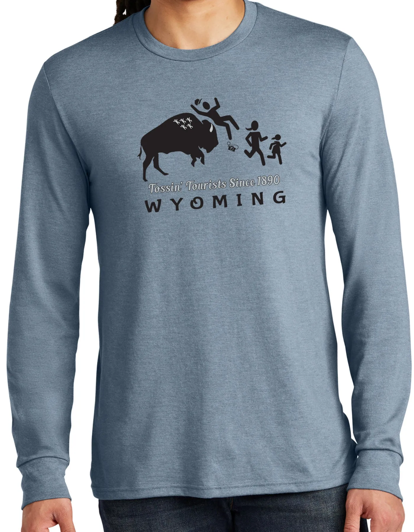 Wyoming Tossin' Tourists Long Sleeved Tee