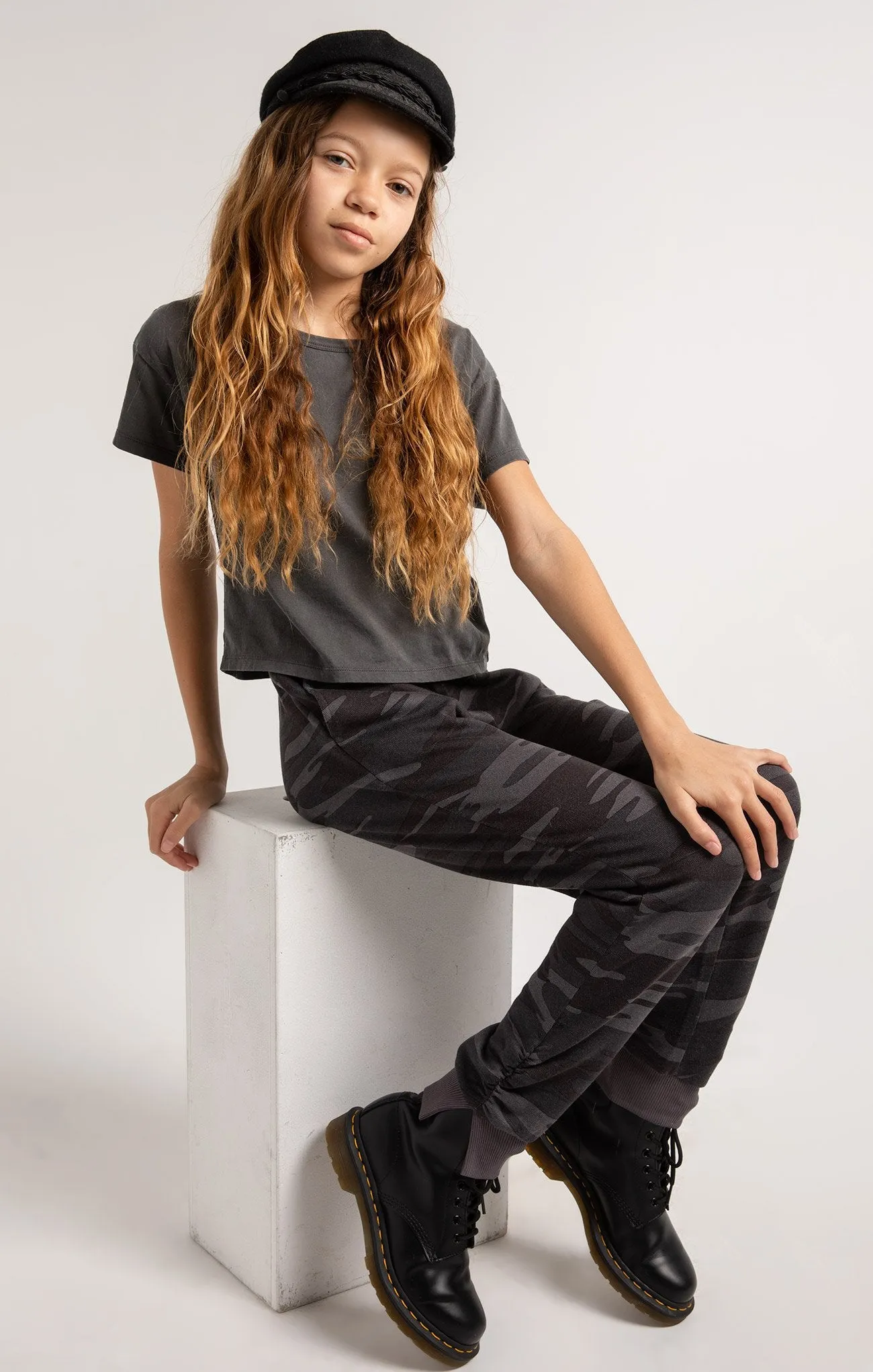 Z Supply Girls El Ray Camo Jogger
