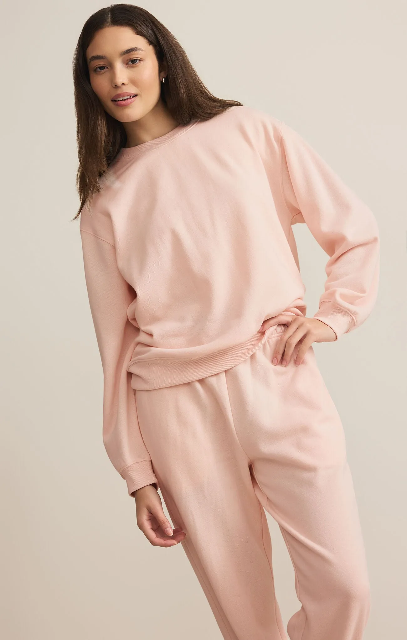 Z Supply Stadium Jogger Pink Salt